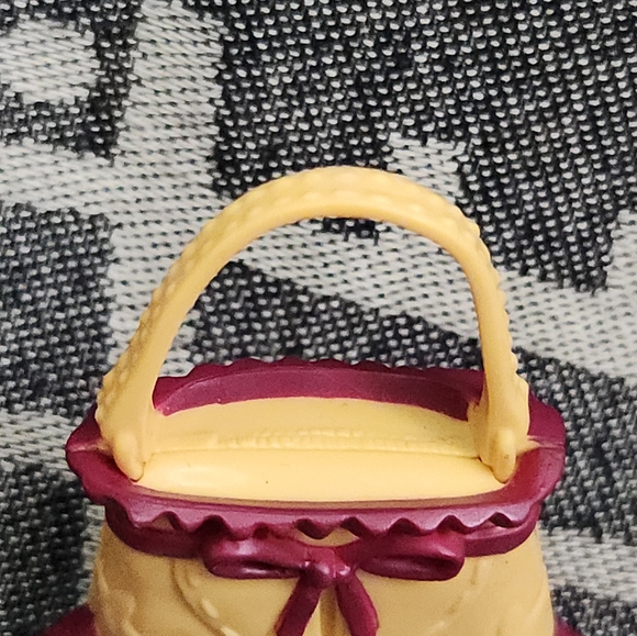 My Scene Shopping Spree (Trinkets) Chelsea Yellow & Red Purse Hand Bag Accessory - Picture 7 of 10